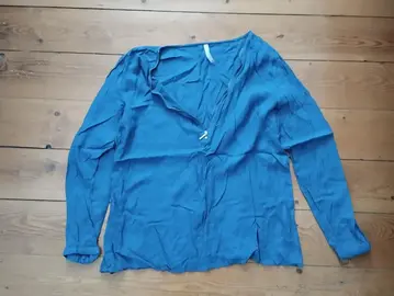 Blouse bleu canard taille 40