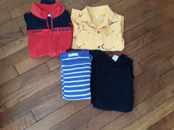 vêtements 7/8 ans garçon