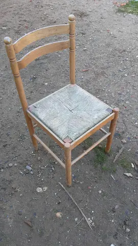 chaise en paille