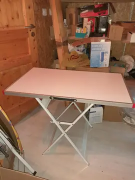 Table à tapisser reglable