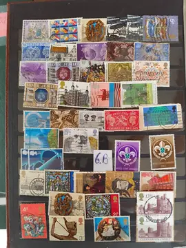 jolie page unique timbres GB