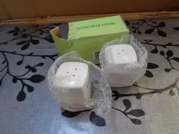 Une salière et une poivrière
