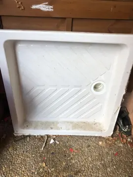 bac à douche