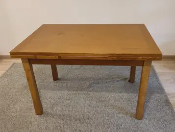 Table en bois extensible