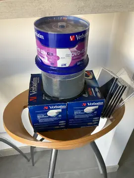 lots de cd et dvd vierge à graver
