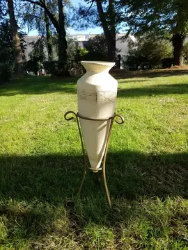 Lot de pots (céramique / verre)
