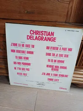 Vinyle Christian Delagrange - J'aime ma vie avec toi
