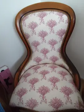 Chaise en toile Jouy et housse de couette et oreiller