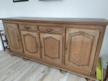bahut en bois 4 portes