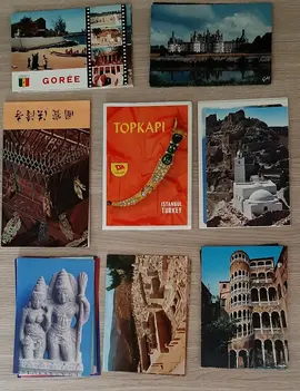 Lot cartes postales vierges divers pays