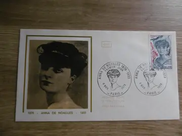 Enveloppe Premier Jour Anna de Noailles 1976