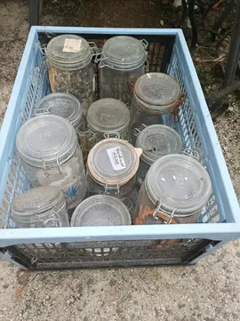 pots sous vide (à laver)