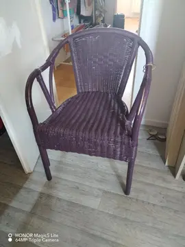 chaise en osier
