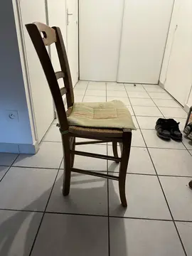 chaise en bois