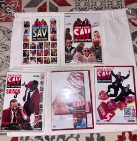 lot de 5 dvd neufs SAV des émissions