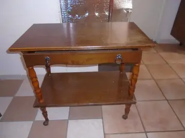 Table basse roulante