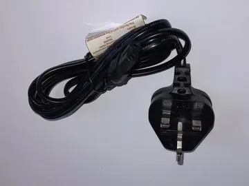 Câble d'alimentation C7, prise ANGLAISE avec fusible
