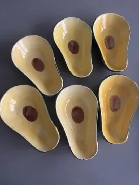 lot de 6 ramequins avocat