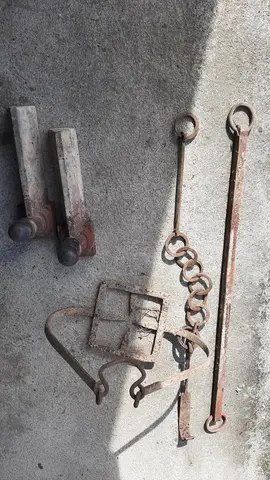 Accessoires de cheminée ancienne