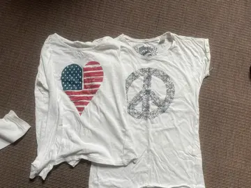 lot 2 t shirts blanc 12 ans