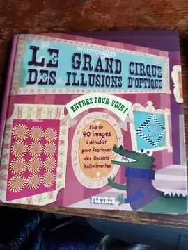 livre pour enfants, illusions d'optique