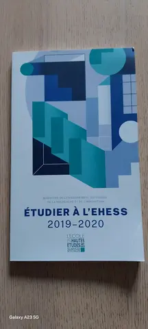 livret étudier à LEHESS