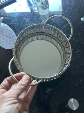 Petit plateau miroir