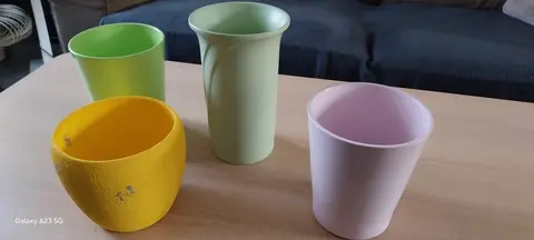 lot de 4 caches pots