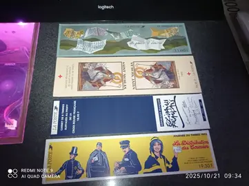 carnet timbre vide 93