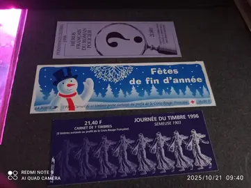 carnet vide timbre 96