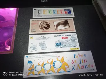 carnet timbre vide 99