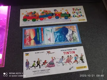 carnet timbre vide 2000