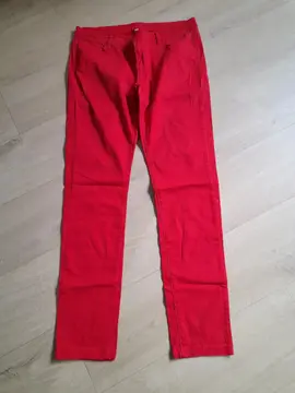 pantalon rouge T 42