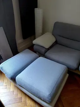 Canapé Poltronesofà 3 places + pouf