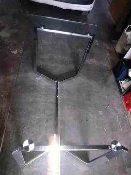 Table en verre 160 x 80 cm
