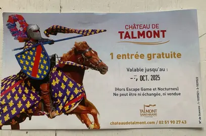 Entrée château de Talmont St Hilaire