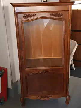 vitrine en chêne