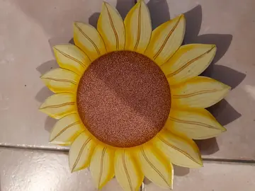 plateau tournant motif tournesol