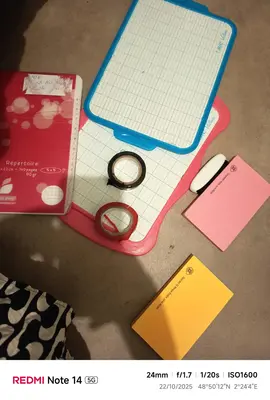 ardoise et post-it