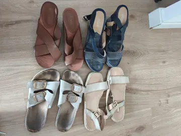 Lot de chaussures été femme 38