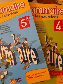 livret exercices de grammaire 5e et 4e