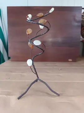 Décoration fer et perles