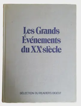 Livre grand format "Les Grands Evènements du XXème siècle" par The Reader's Digest