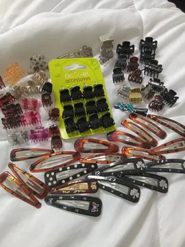lot de barrettes cheveux