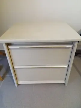 Commode avec 2 tiroirs 50x50x50cm environ