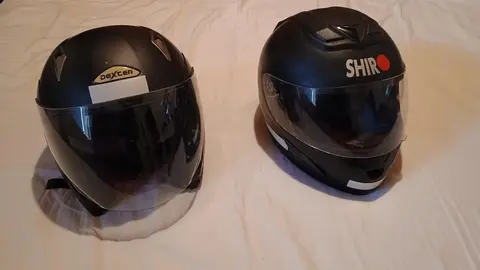 Deux casques plutôt bon etat