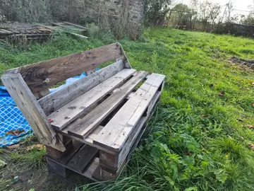 banc en palette