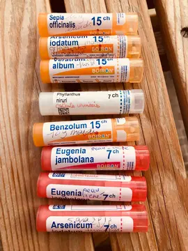 tubes de granules homéopathiques Boiron