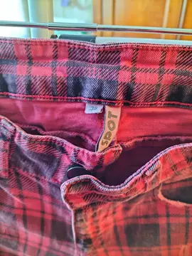 jean écossais coton taille ,38/40
