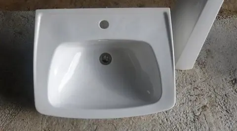 lavabo sur colonne